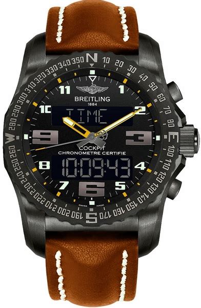 breitling cockpit b50 black titanium - volcano black|VB5010A4/BD41/444X Breitling Cockpit B50 Men's .